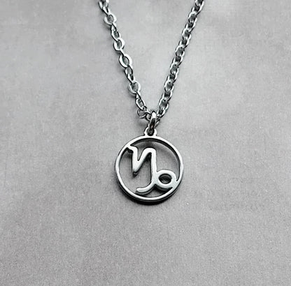 Capricorn Steel Necklace