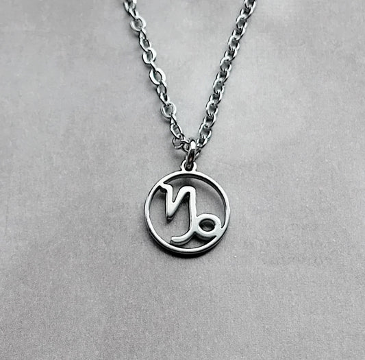 Capricorn Steel Necklace