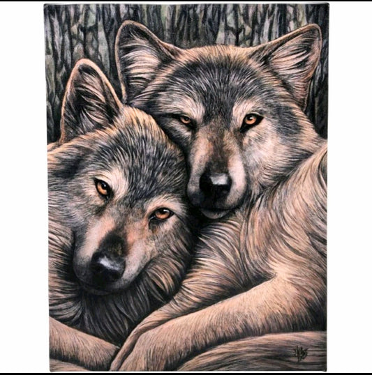Loyal Companions Canvas by Lisa Parker