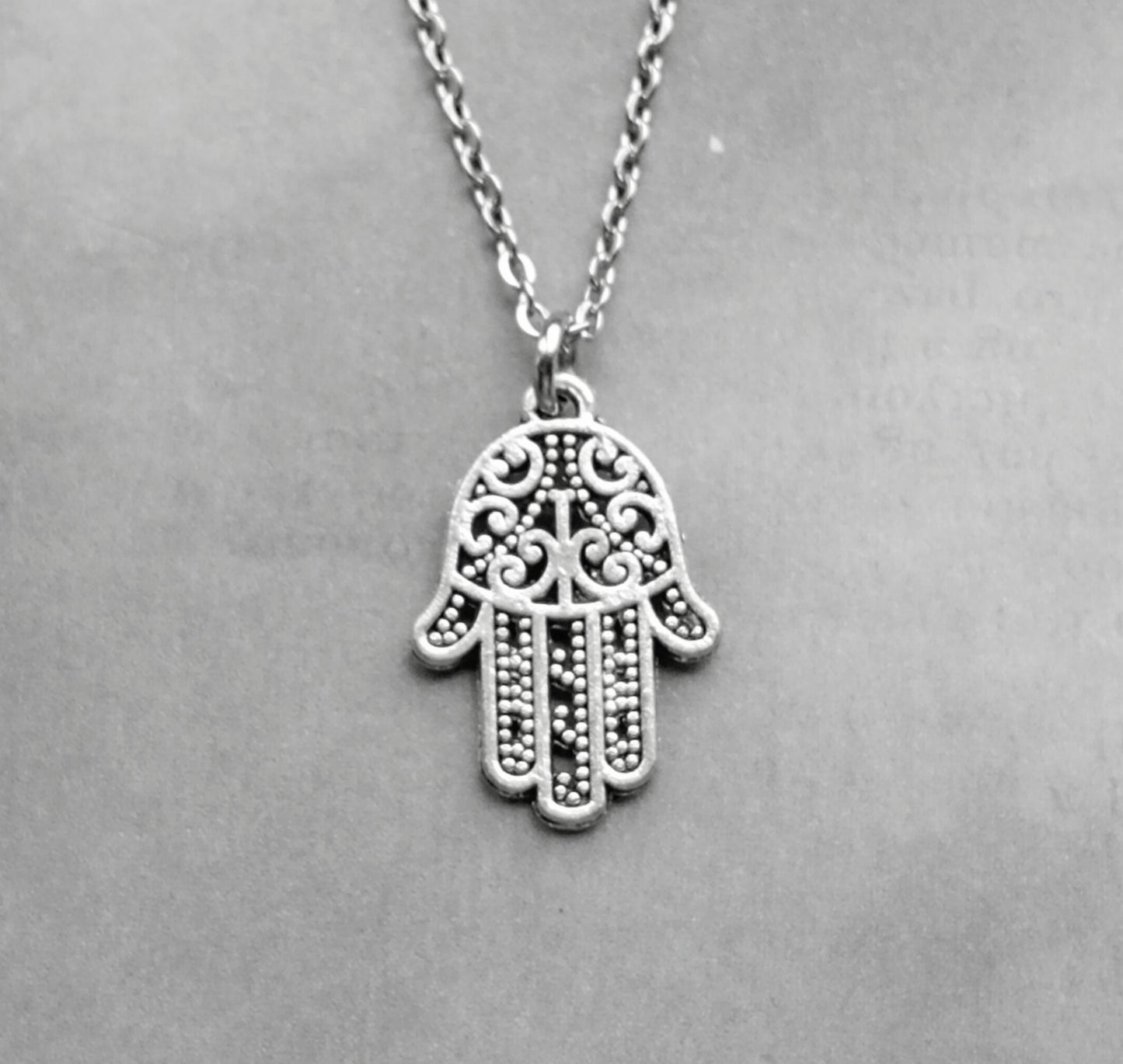 Small Hamsa Hand Necklace