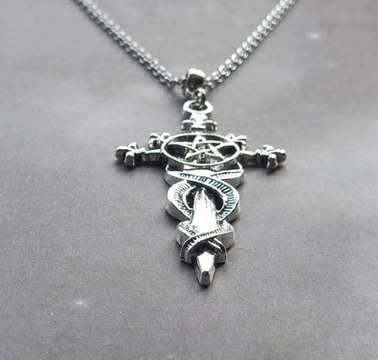 Pentagram Sword Necklace