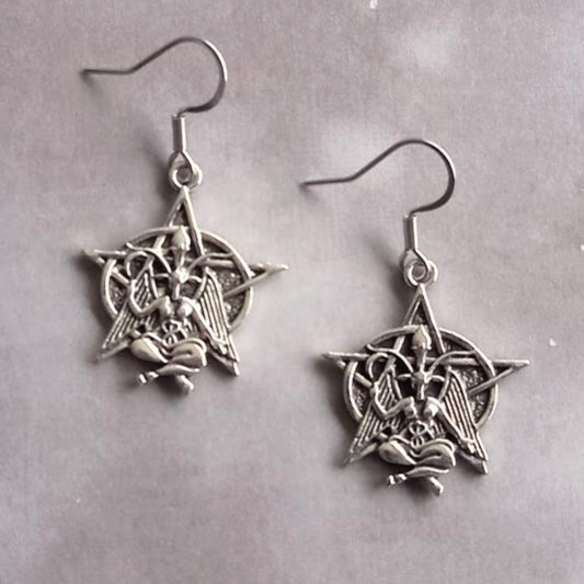 Baphomet Earrings