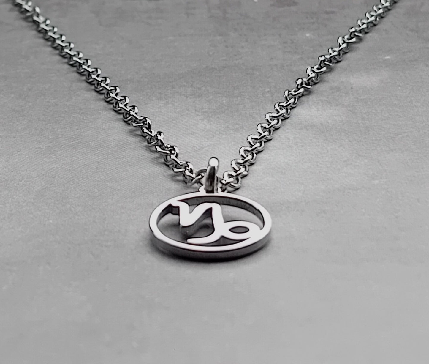Capricorn Steel Necklace