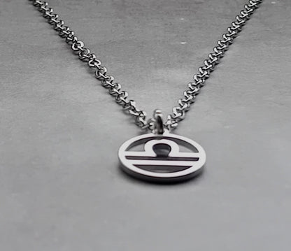 Libra Steel Necklace