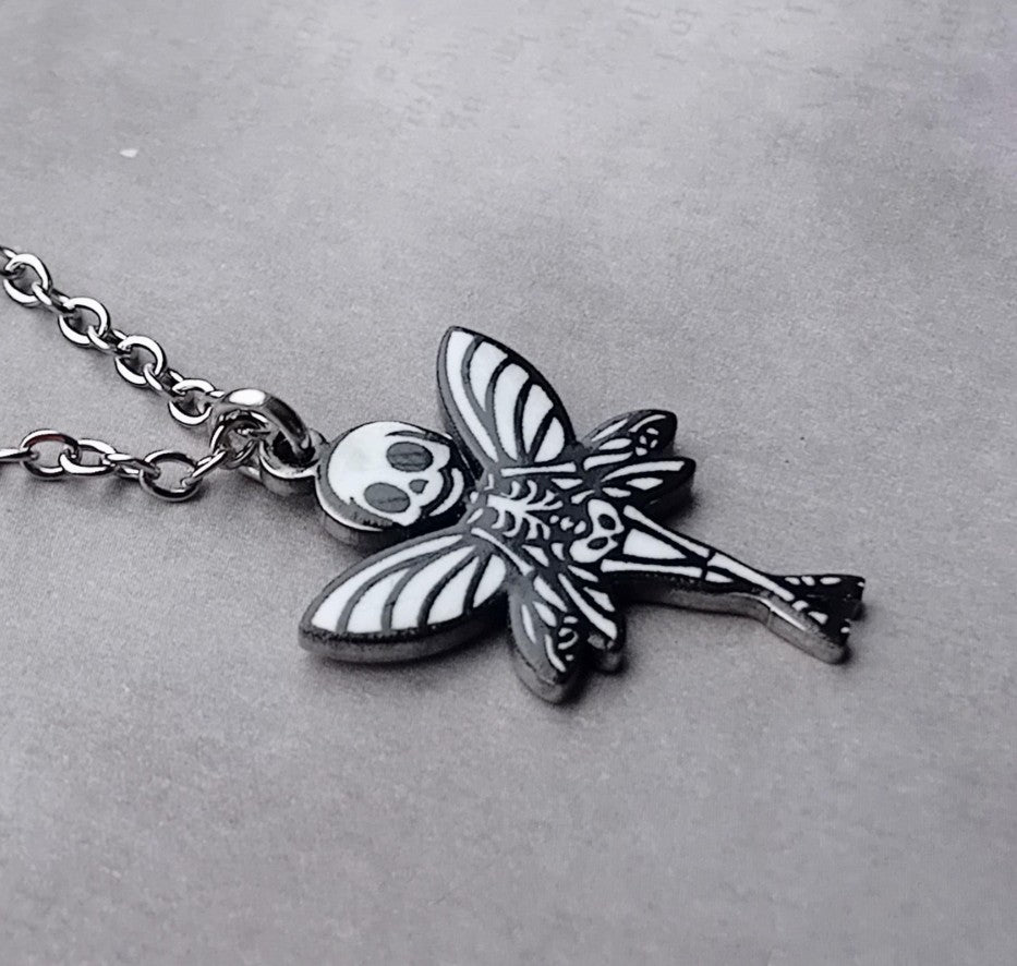 Skeleton Fairy Necklace