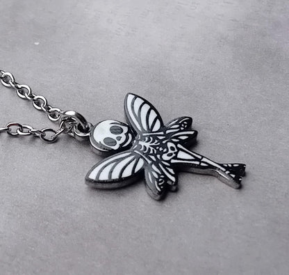 Skeleton Fairy Necklace