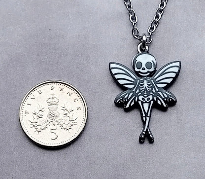 Skeleton Fairy Necklace