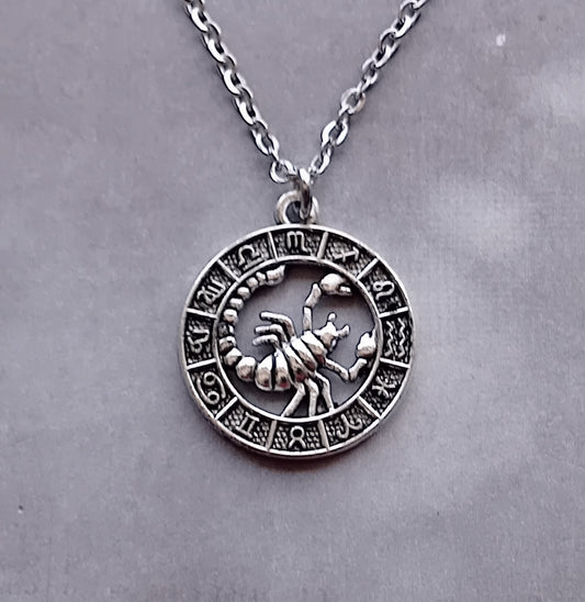 Scorpio Birth Sign Necklace