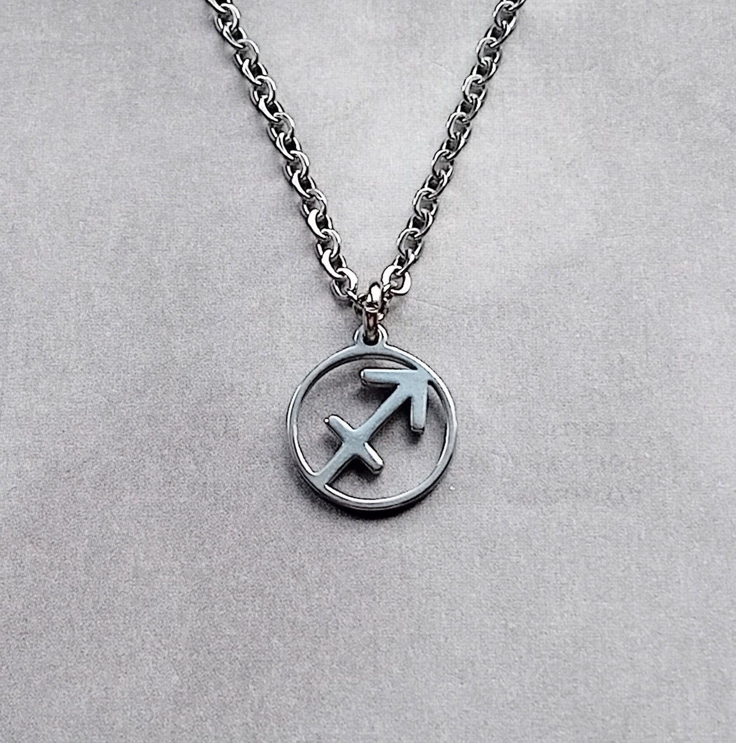 Sagittarius Steel Necklace