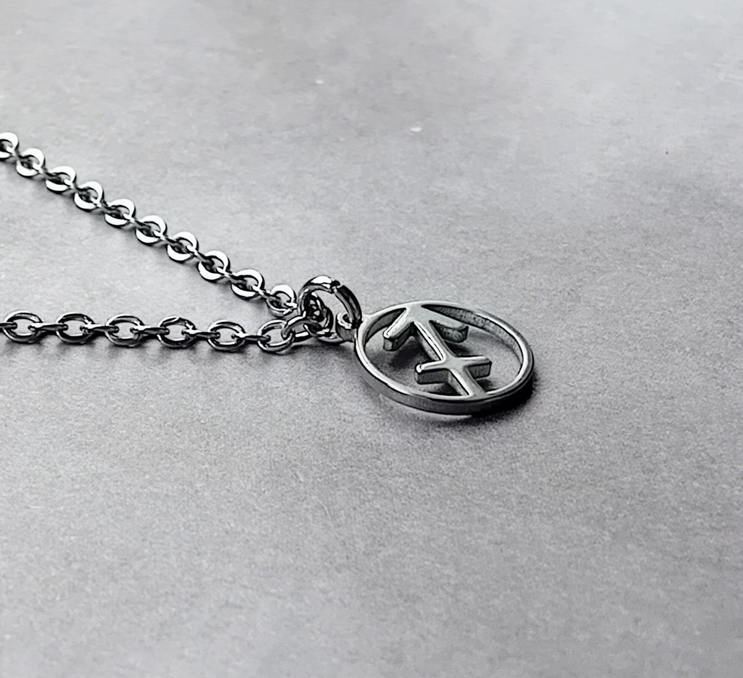 Sagittarius Steel Necklace