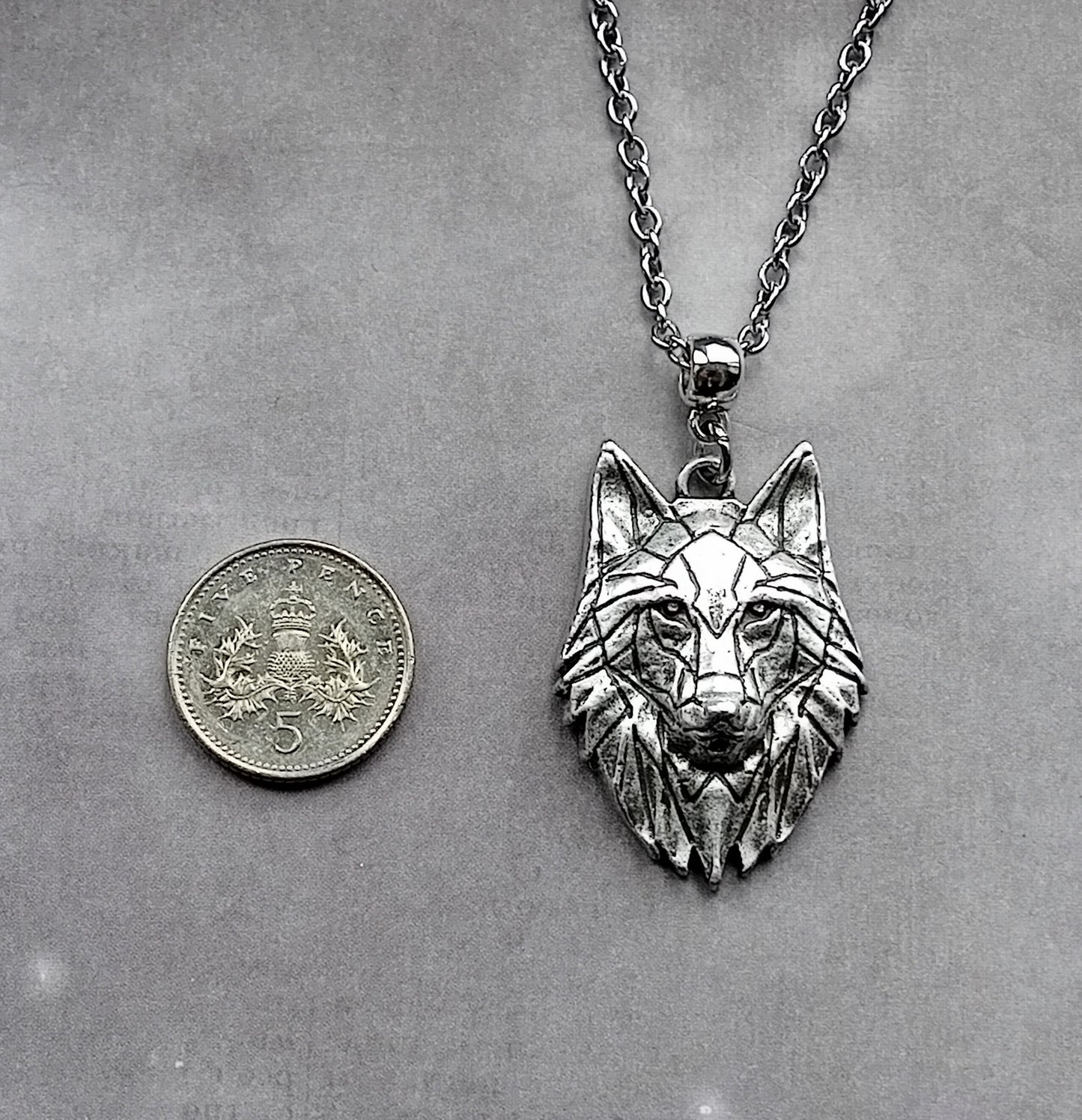 Wolf Head Necklace