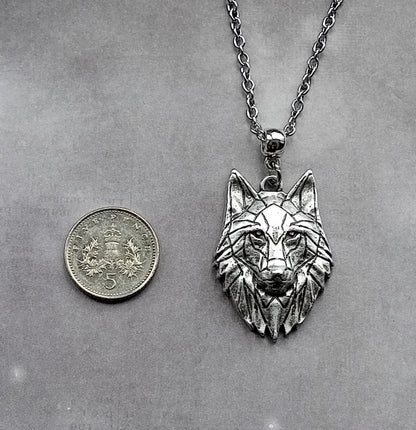 Wolf Head Necklace