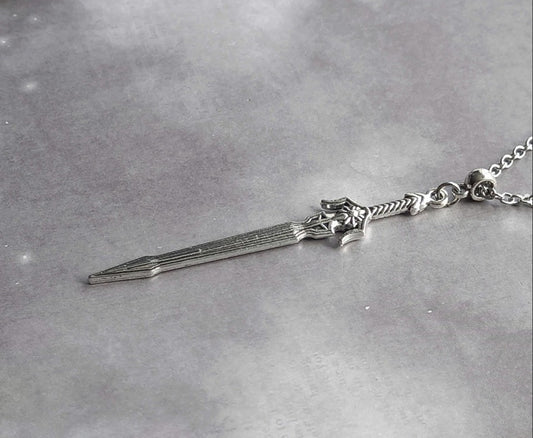 Patterned Sword Necklace (No. 3)