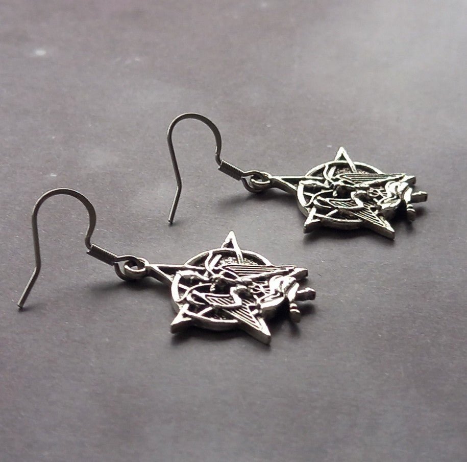 Baphomet Earrings