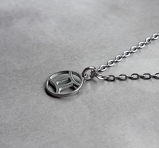 Gemini Steel Necklace