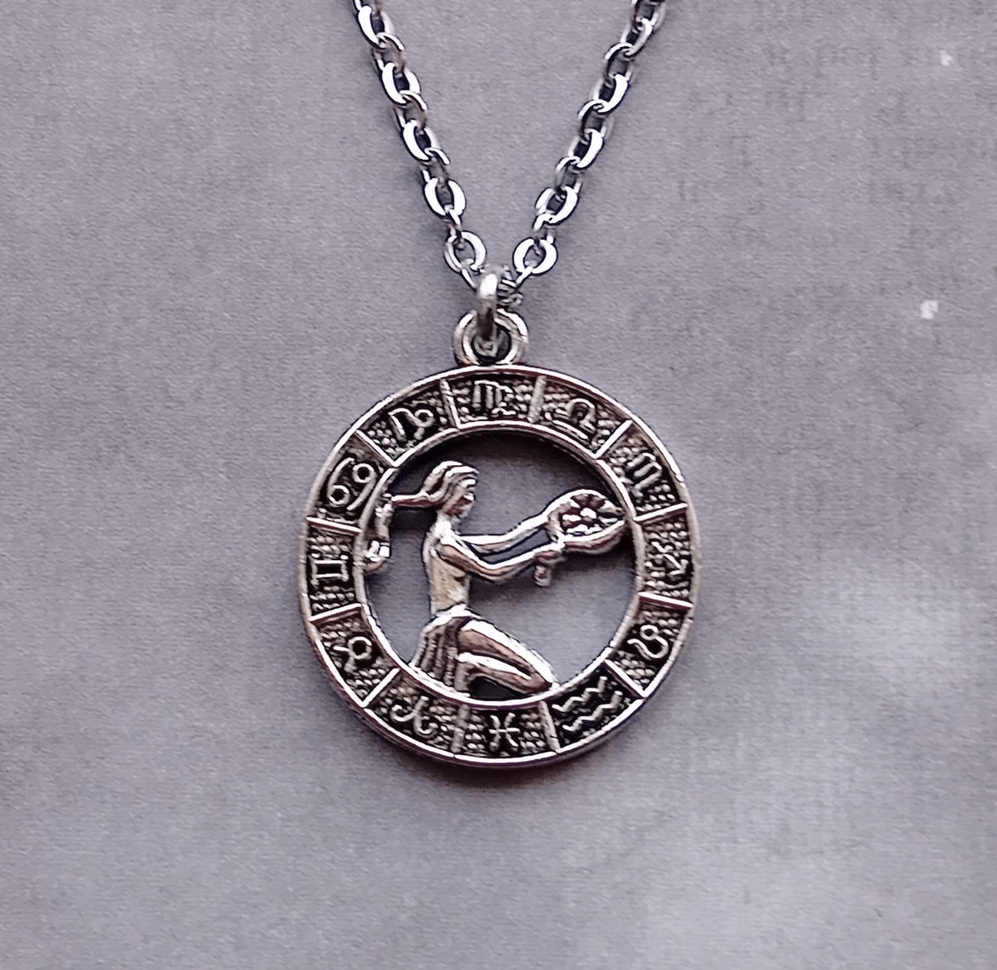 Virgo Birth Sign Necklace
