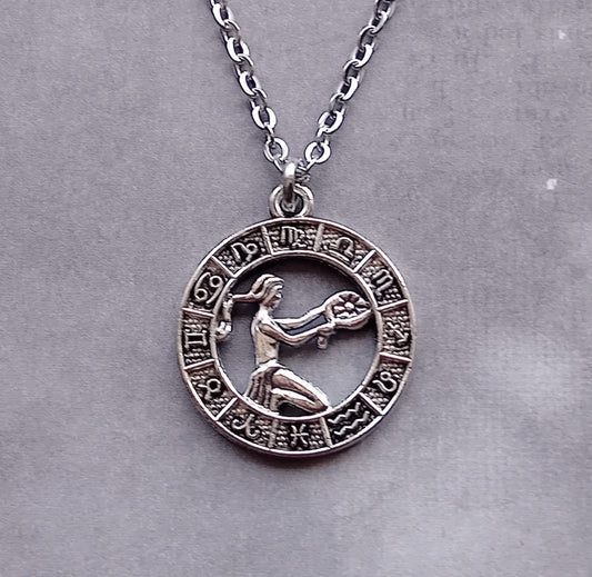 Virgo Birth Sign Necklace