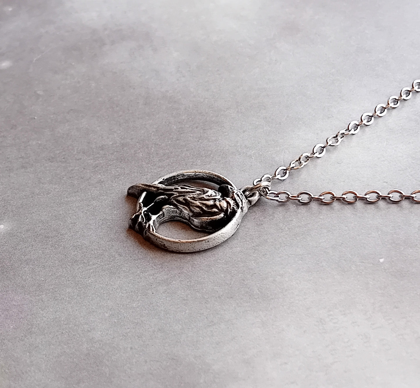 Circular Raven Necklace