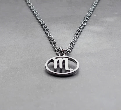 Scorpio Steel Necklace