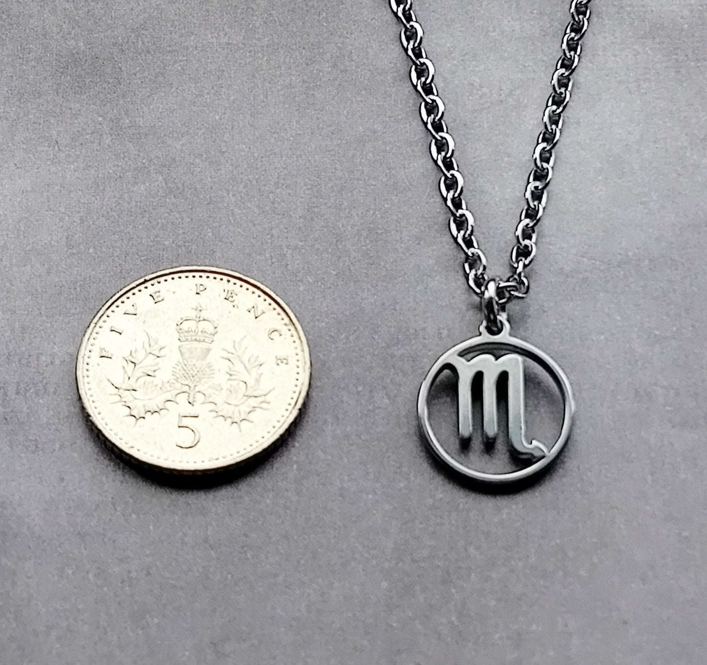 Scorpio Steel Necklace