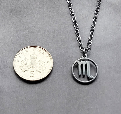 Scorpio Steel Necklace