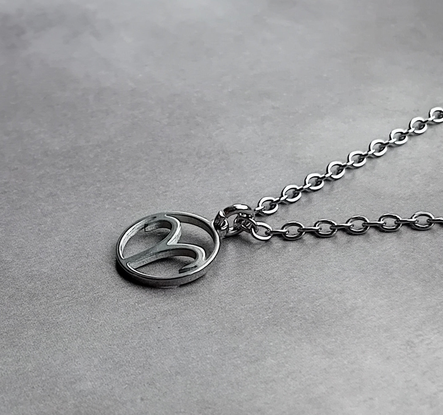 Aries Steel Necklace