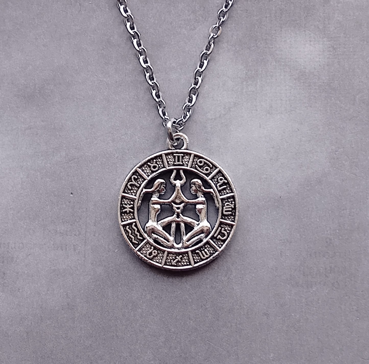 Gemini Birth Sign Necklace