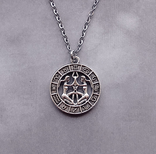 Gemini Birth Sign Necklace