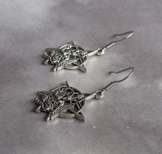 Baphomet Earrings