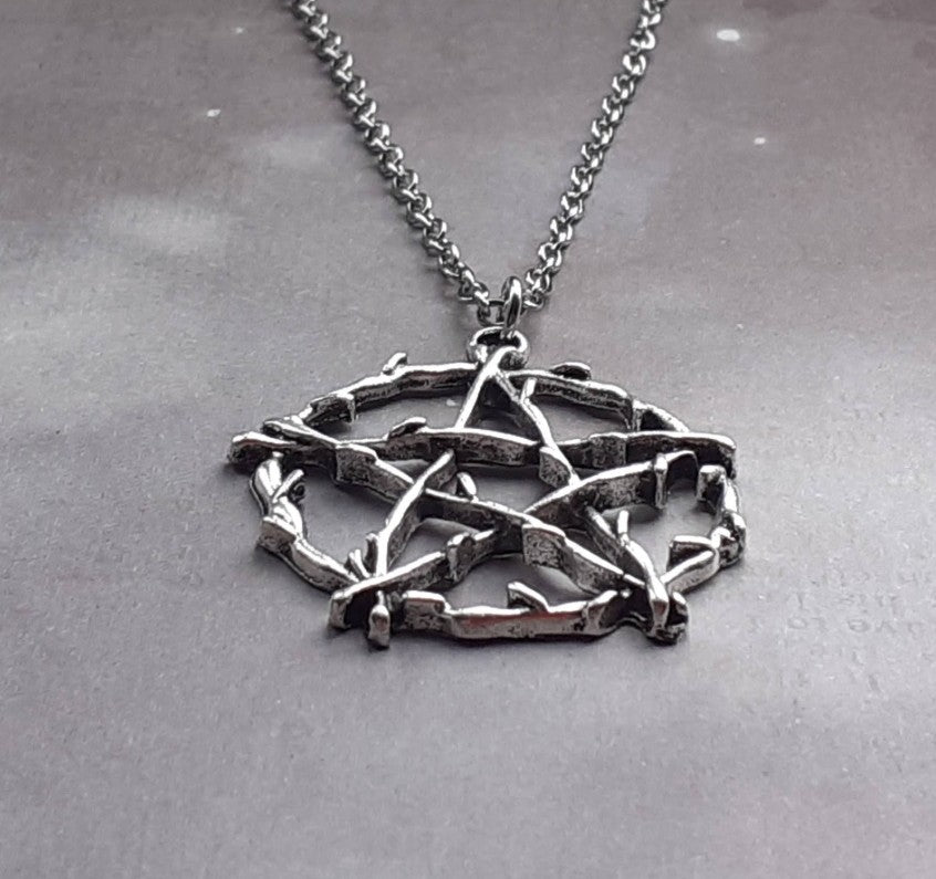 Rustic Pentagram Necklace