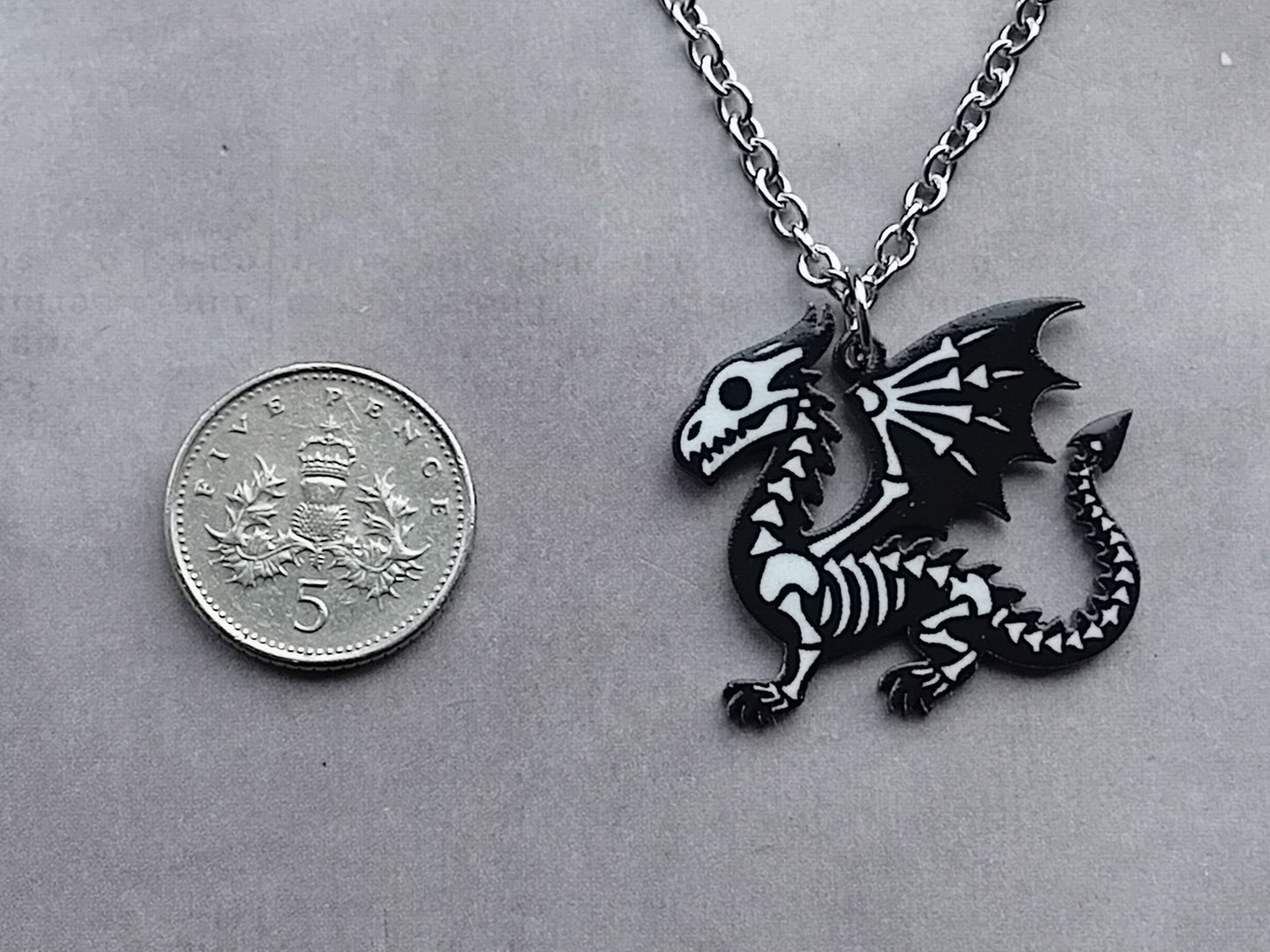 Dragon Skeleton Necklace