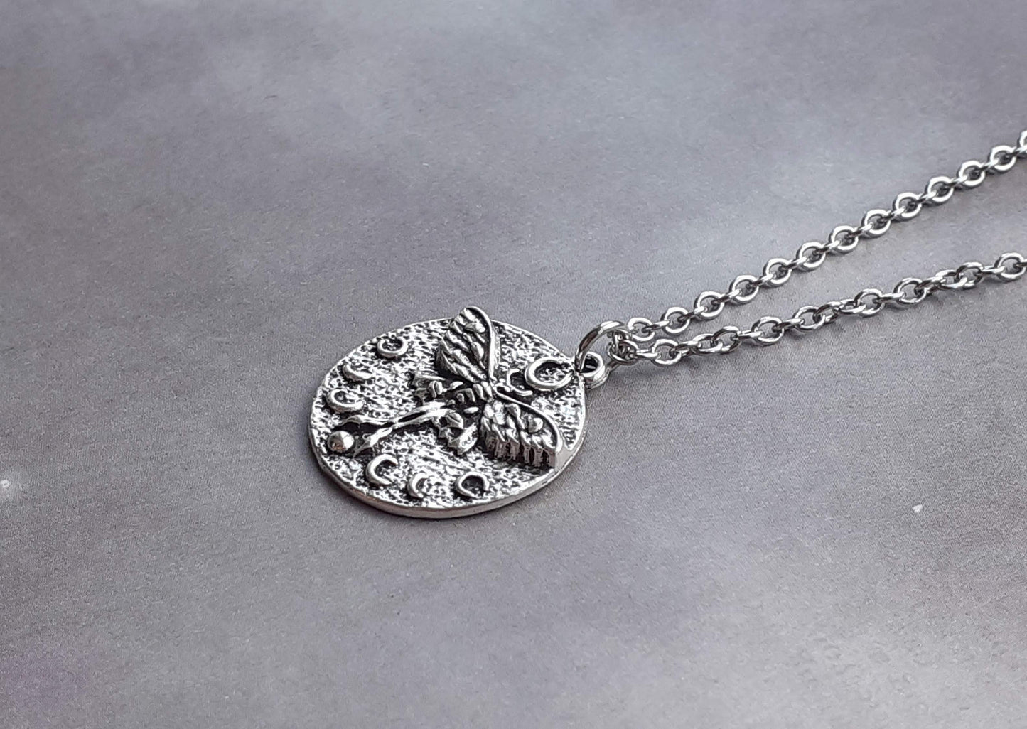 Lunar Moth Necklace