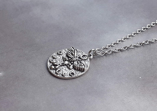 Lunar Moth Necklace