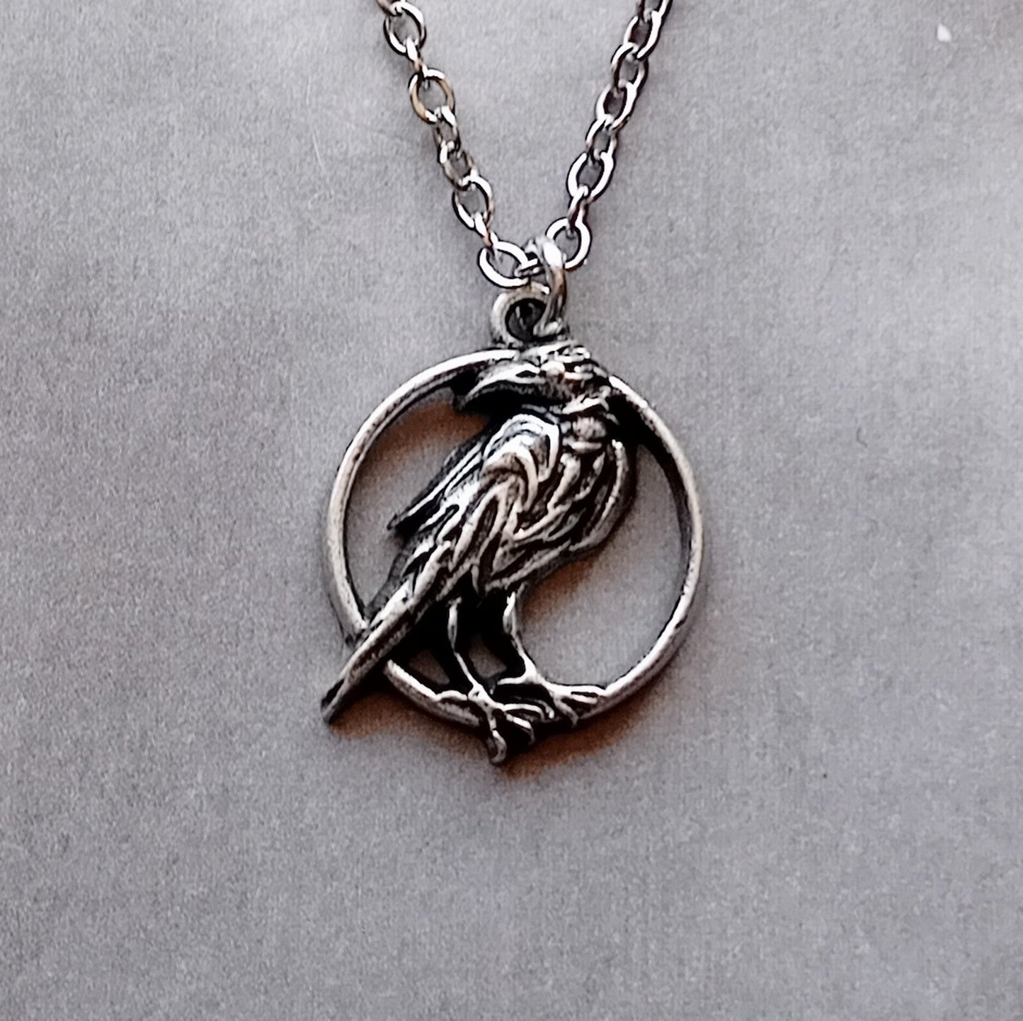 Circular Raven Necklace