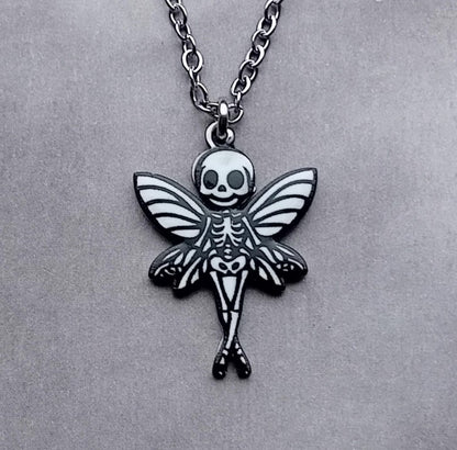 Skeleton Fairy Necklace