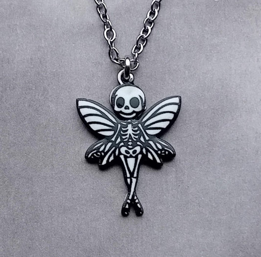 Skeleton Fairy Necklace