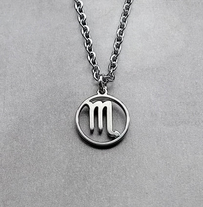 Scorpio Steel Necklace