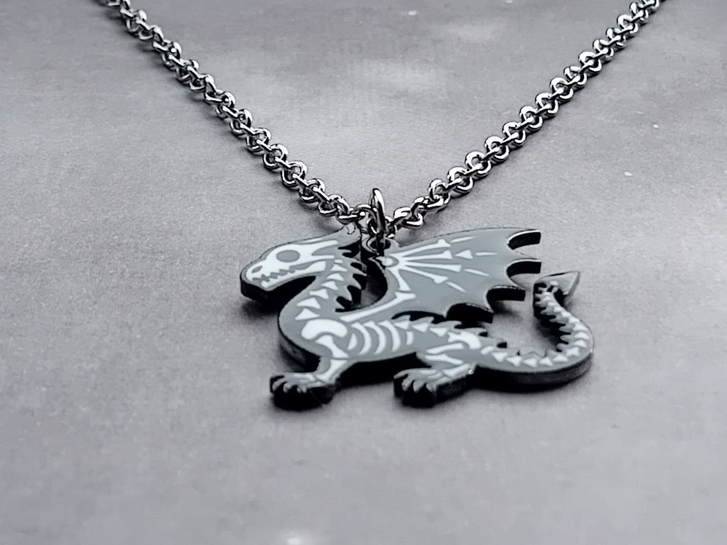 Dragon Skeleton Necklace