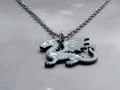 Dragon Skeleton Necklace