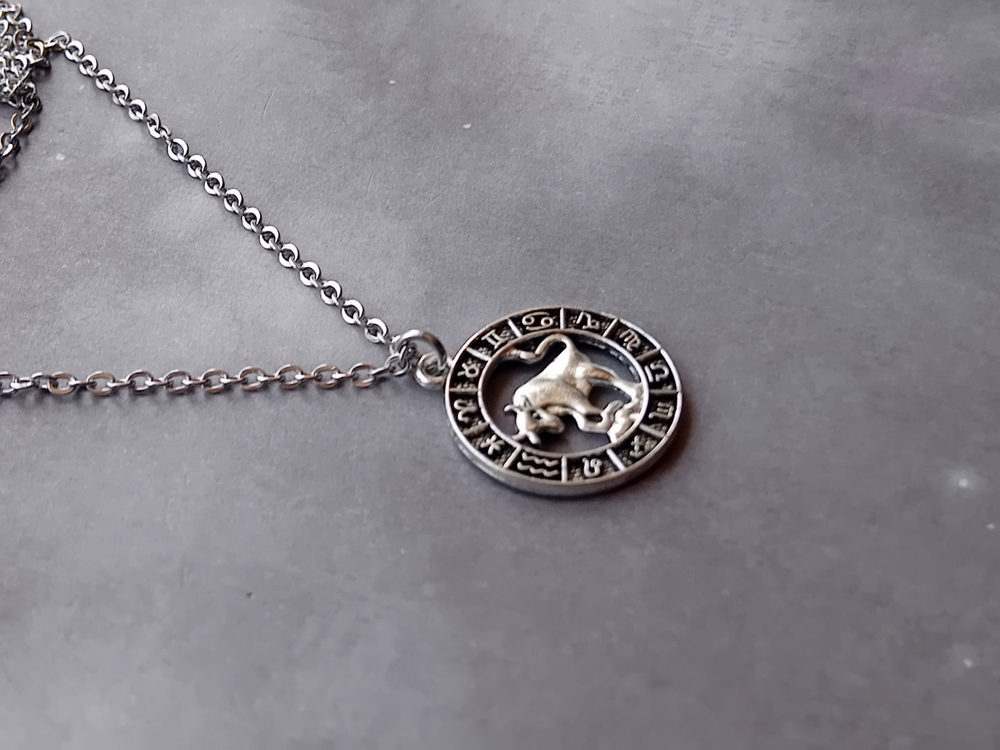 Taurus Birth Sign Necklace