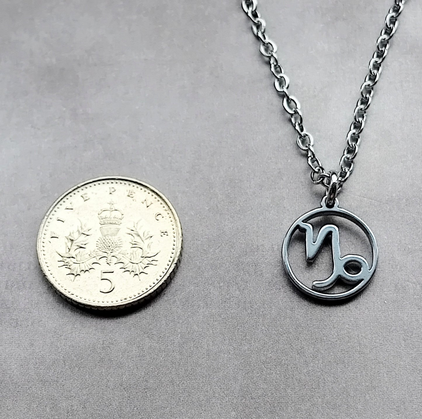 Capricorn Steel Necklace