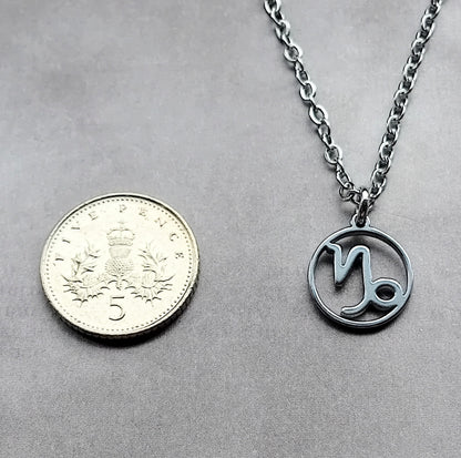 Capricorn Steel Necklace