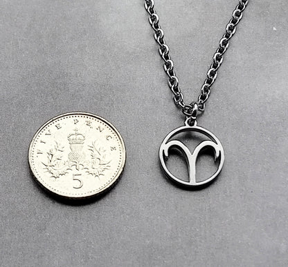 Aries Steel Necklace