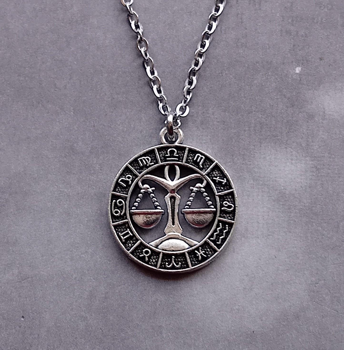 Libra Birth Sign Necklace