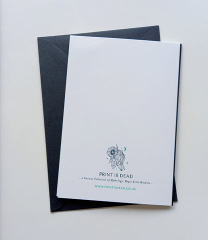 Love You to Death Blank Greeting Card