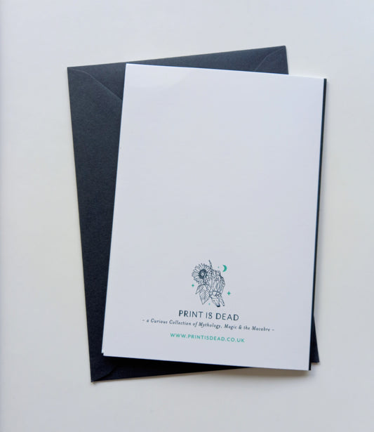 Love You to Death Blank Greeting Card