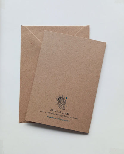 Bleeding Heart Blank Card