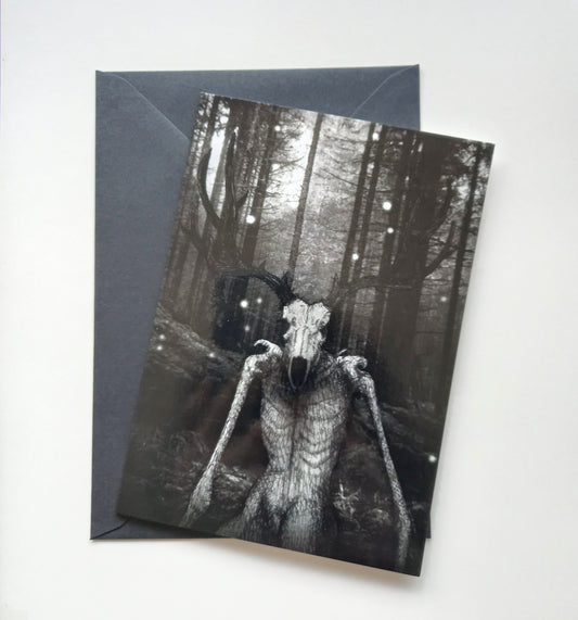 Wendigo Blank Greeting Card