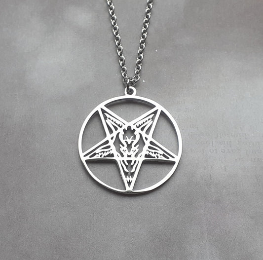 Baphomet Steel Necklace