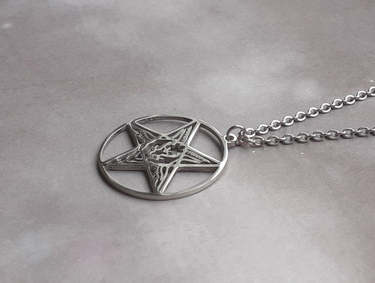 Baphomet Steel Necklace